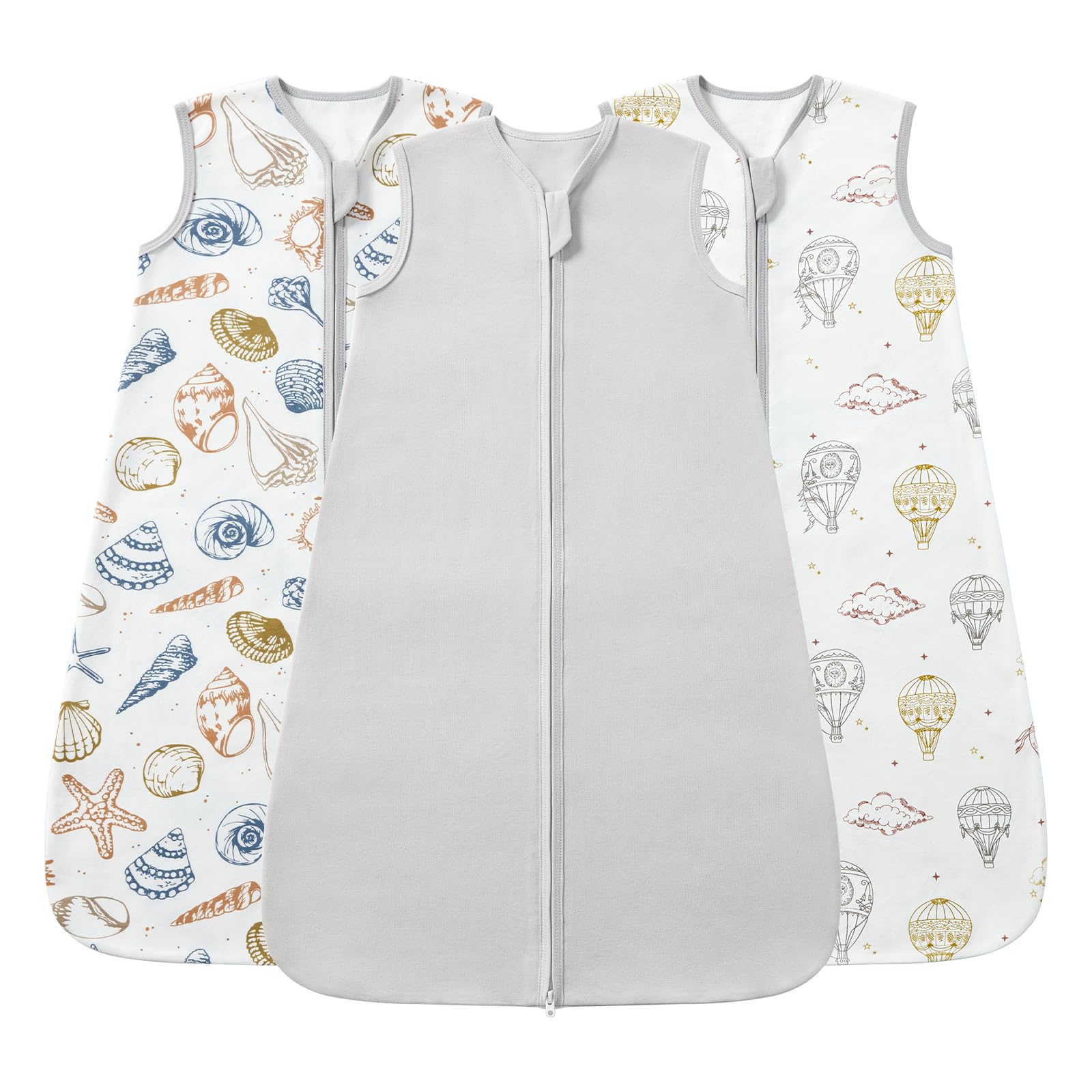 0.5 Tog 1.0 Tog Baby Sleep Sack, Unisex Cotton Toddler Sleeping Sack for Babies, 2-Way Zipper Baby Wearable Blanket — 0.5 Tog 1.0 Tog Baby Sleep Sack, Unisex Cotton Toddler Sleeping Sack for Babies, 2-Way Zipper Baby Wearable Blanket