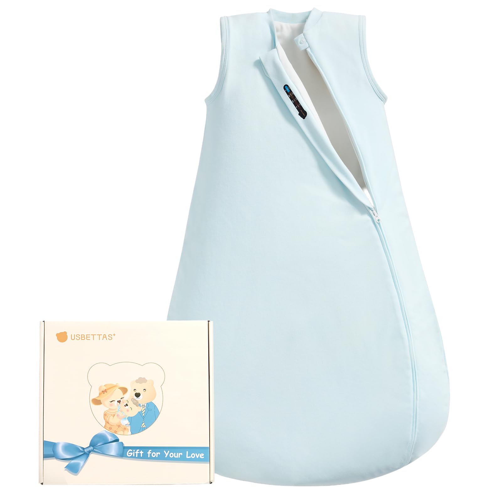 0.5 Tog 1.0 Tog Baby Sleep Sack, Unisex Cotton Toddler Sleeping Sack for Babies, 2-Way Zipper Baby Wearable Blanket — 0.5 Tog 1.0 Tog Baby Sleep Sack, Unisex Cotton Toddler Sleeping Sack for Babies, 2-Way Zipper Baby Wearable Blanket