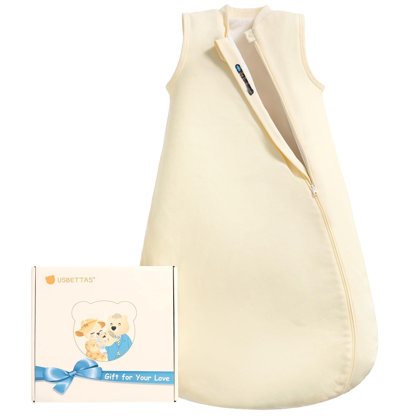 0.5 Tog 1.0 Tog Baby Sleep Sack, Unisex Cotton Toddler Sleeping Sack for Babies, 2-Way Zipper Baby Wearable Blanket — 0.5 Tog 1.0 Tog Baby Sleep Sack, Unisex Cotton Toddler Sleeping Sack for Babies, 2-Way Zipper Baby Wearable Blanket